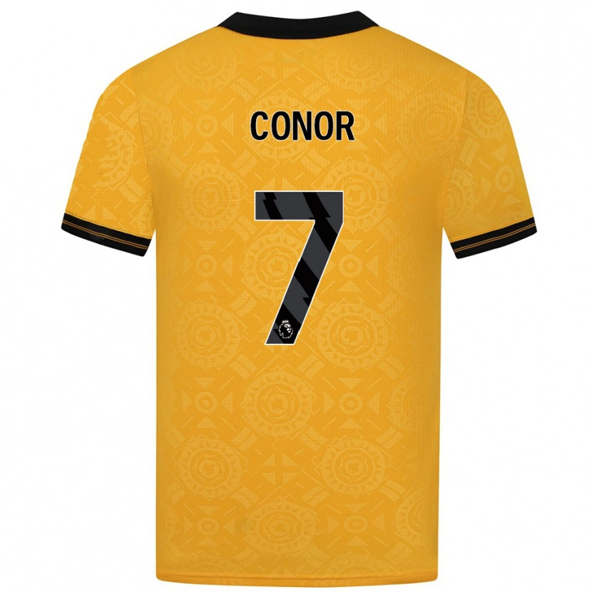 Danxen Herren Conor Mcleod #7 Gelb Schwarz Heimtrikot Trikot 2025/26 T-Shirt Österreich