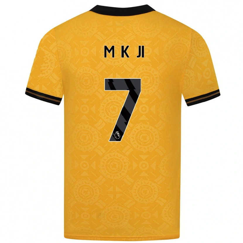 Danxen Herren Min-Kyu Ji #7 Gelb Schwarz Heimtrikot Trikot 2025/26 T-Shirt Österreich
