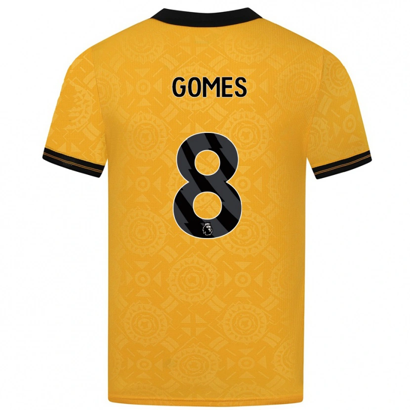 Danxen Herren João Gomes #8 Gelb Schwarz Heimtrikot Trikot 2025/26 T-Shirt Österreich