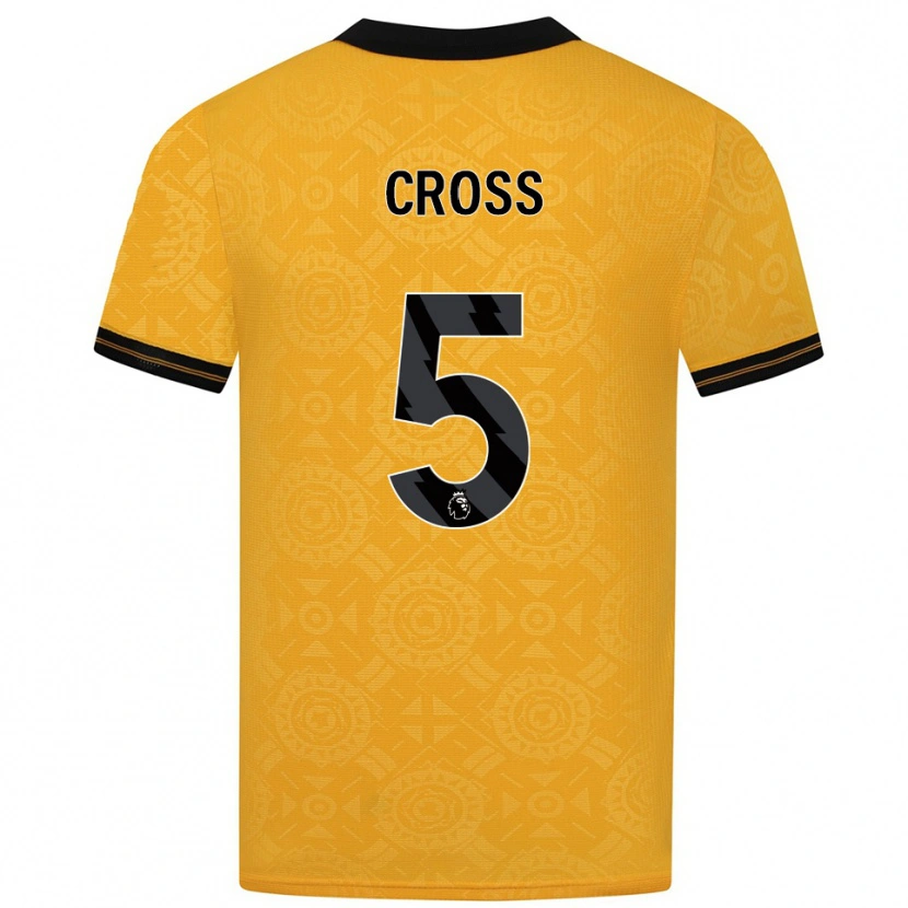 Danxen Herren Emma Cross #5 Gelb Schwarz Heimtrikot Trikot 2025/26 T-Shirt Österreich