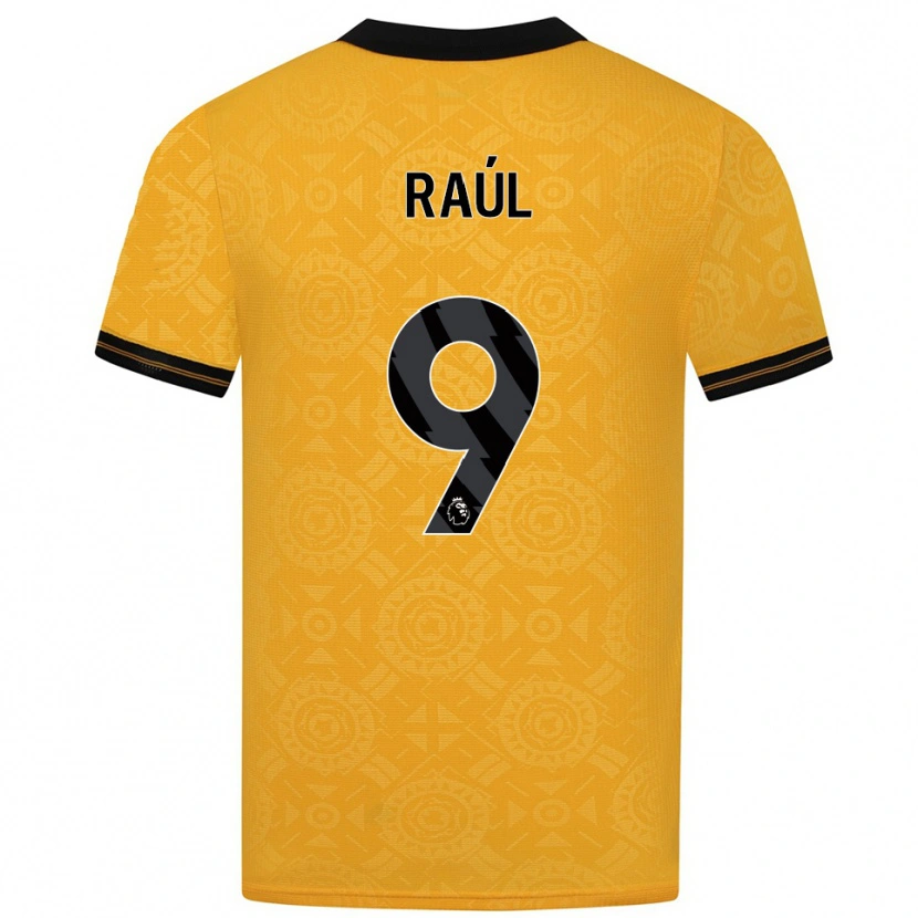 Danxen Herren Raul Jimenez #9 Gelb Schwarz Heimtrikot Trikot 2025/26 T-Shirt Österreich