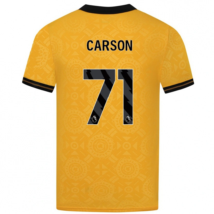 Danxen Herren Hayden Carson #71 Gelb Schwarz Heimtrikot Trikot 2025/26 T-Shirt Österreich