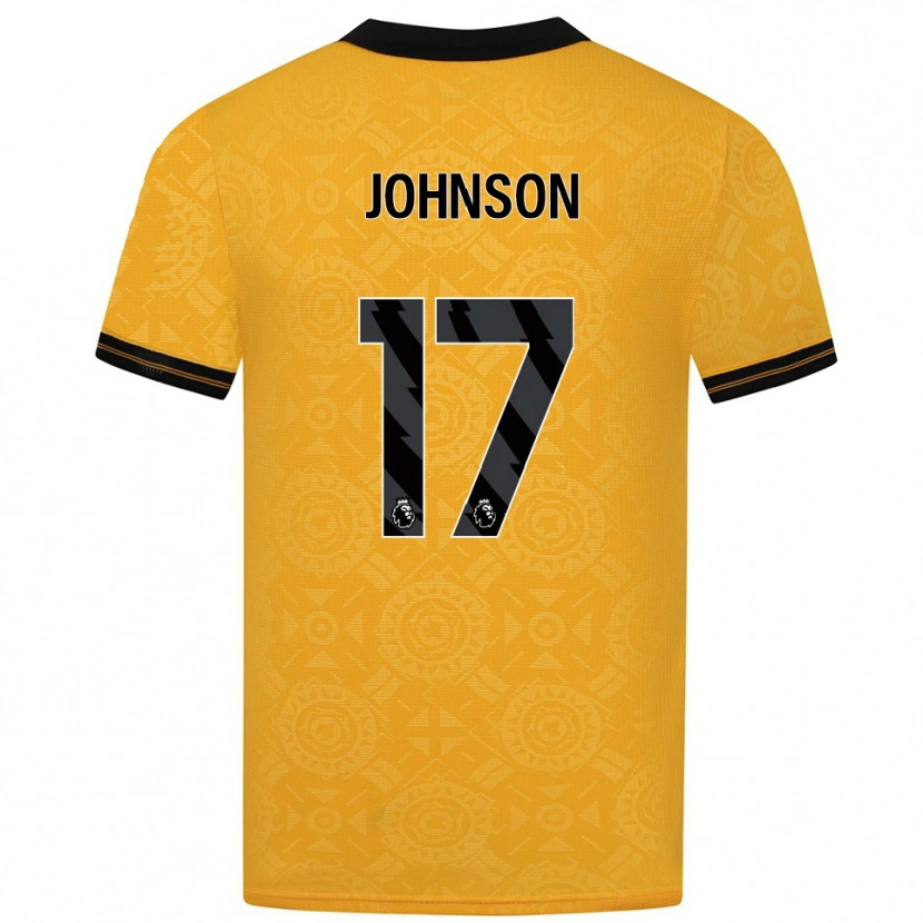 Danxen Herren Katie Johnson #17 Gelb Schwarz Heimtrikot Trikot 2025/26 T-Shirt Österreich