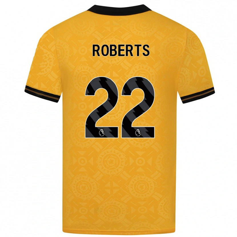 Danxen Herren Beth Roberts #22 Gelb Schwarz Heimtrikot Trikot 2025/26 T-Shirt Österreich