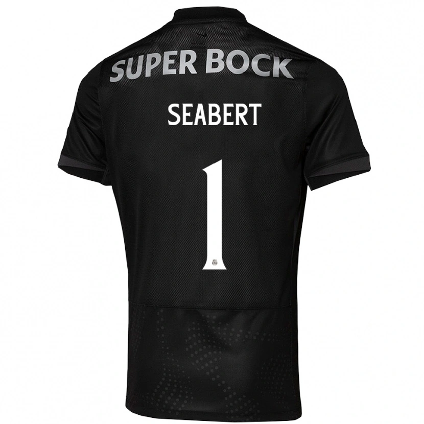 Danxen Herren Hannah Grace Seabert #1 Schwarz Weiß Auswärtstrikot Trikot 2025/26 T-Shirt Österreich