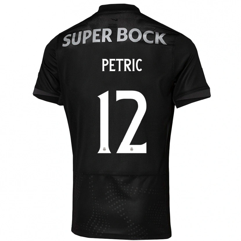 Danxen Herren Luka Petric #12 Schwarz Weiß Auswärtstrikot Trikot 2025/26 T-Shirt Österreich