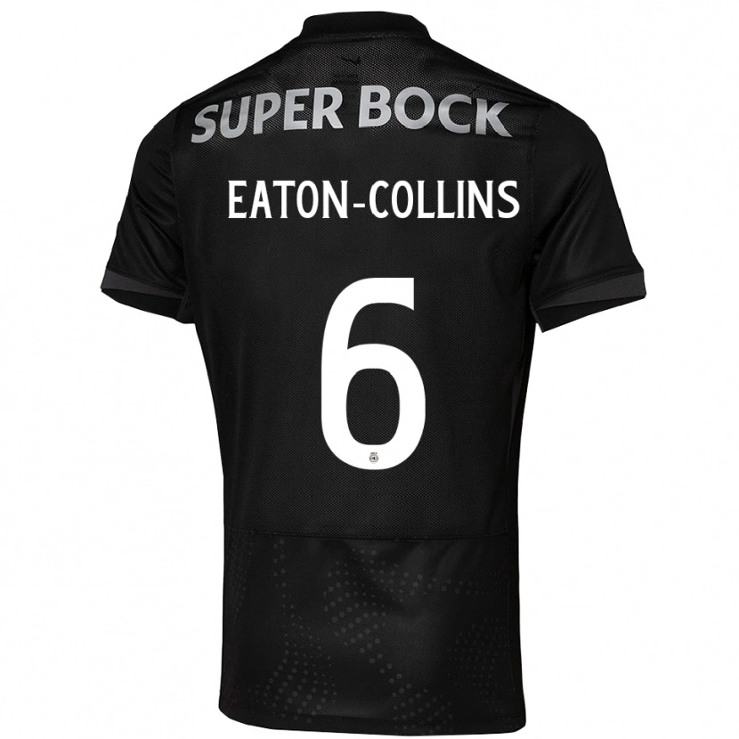 Danxen Herren Georgia Eaton-Collins #6 Schwarz Weiß Auswärtstrikot Trikot 2025/26 T-Shirt Österreich