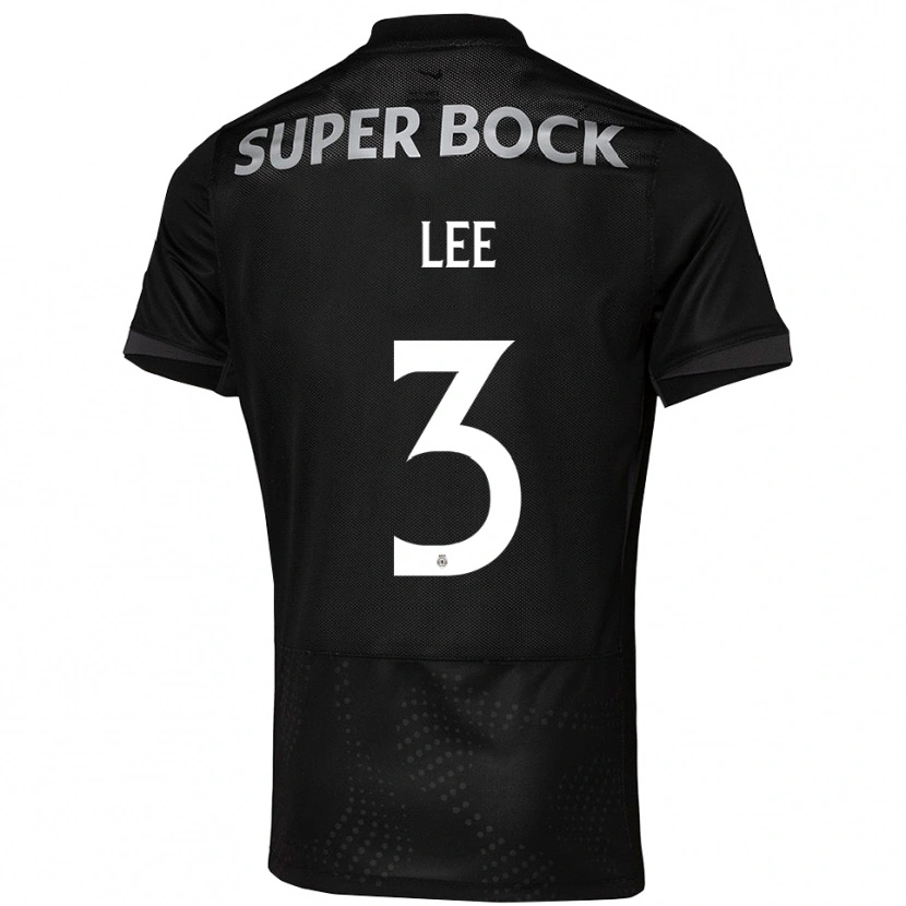 Danxen Herren Afonso Lee #3 Schwarz Weiß Auswärtstrikot Trikot 2025/26 T-Shirt Österreich