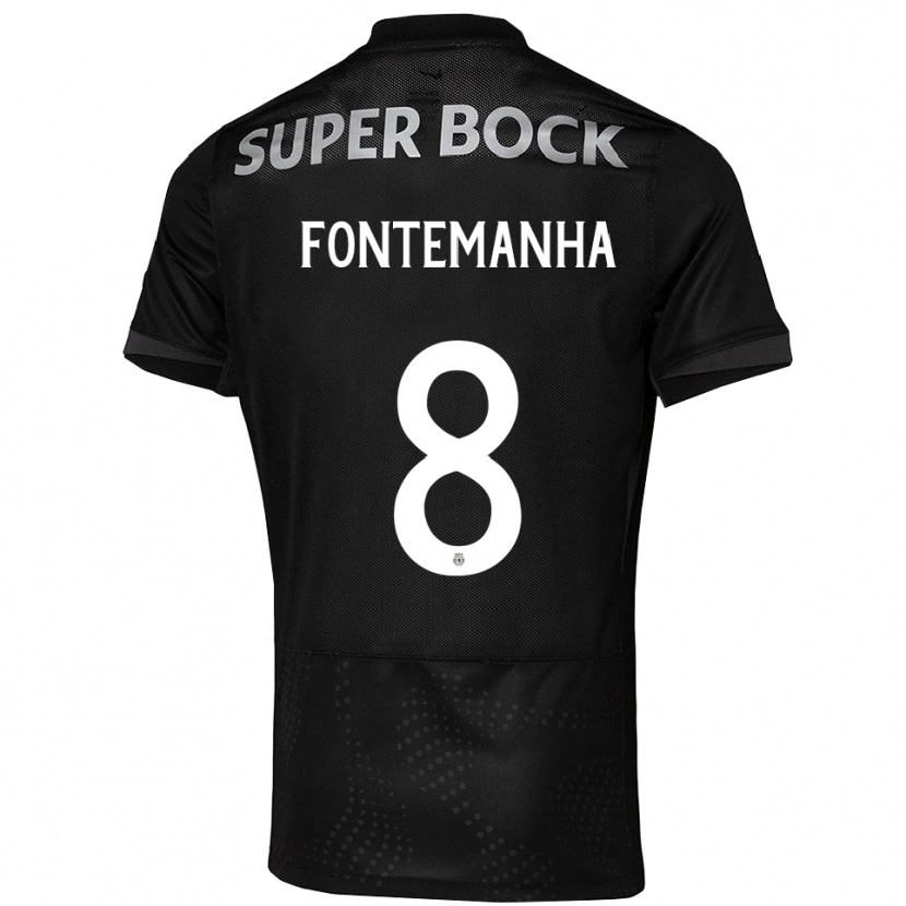 Danxen Herren Rita Fontemanha #8 Schwarz Weiß Auswärtstrikot Trikot 2025/26 T-Shirt Österreich