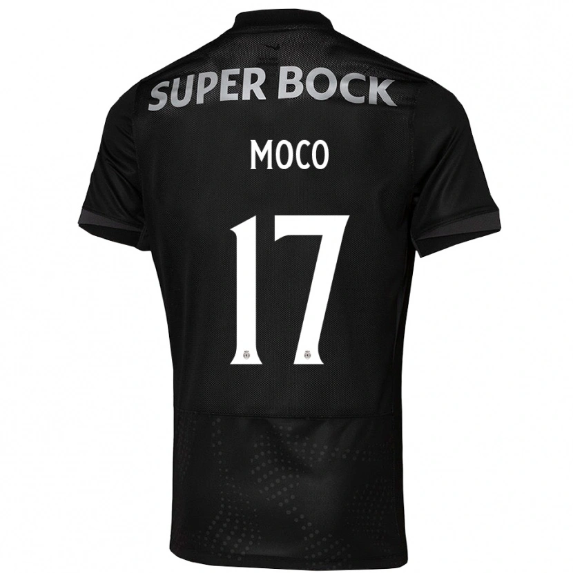 Danxen Herren Afonso Moço #17 Schwarz Weiß Auswärtstrikot Trikot 2025/26 T-Shirt Österreich