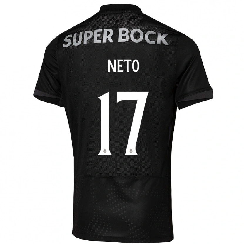 Danxen Herren Cláudia Neto #17 Schwarz Weiß Auswärtstrikot Trikot 2025/26 T-Shirt Österreich