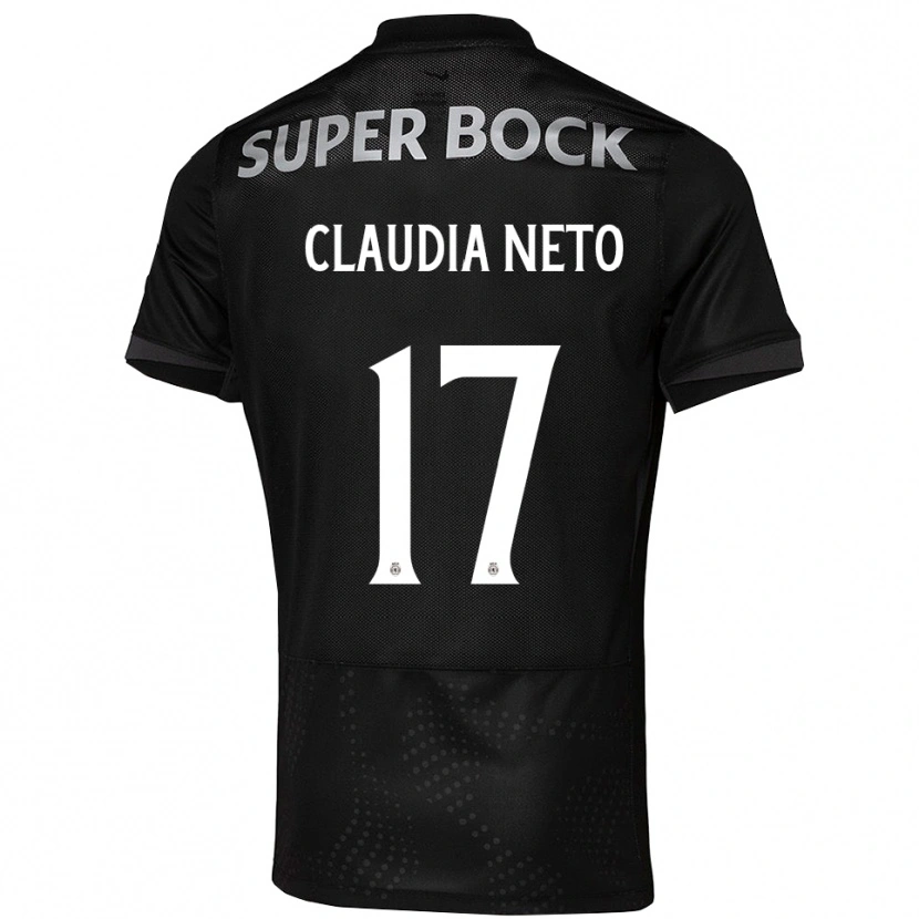 Danxen Herren Cláudia Teresa Pires Neto #17 Schwarz Weiß Auswärtstrikot Trikot 2025/26 T-Shirt Österreich