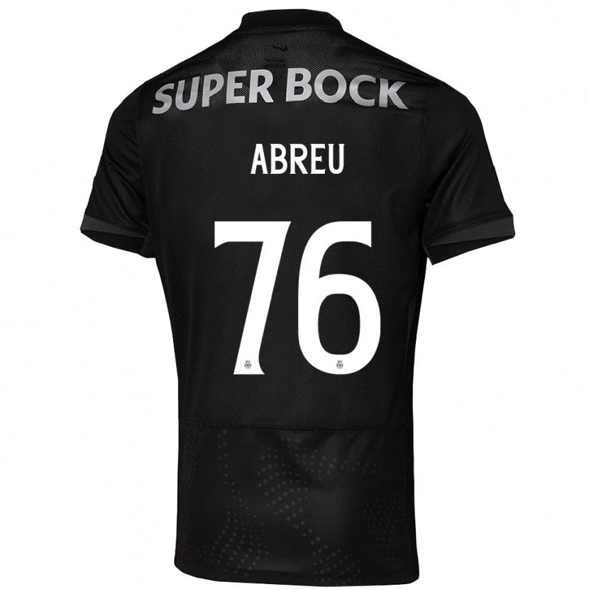 Danxen Herren Diogo Abreu #76 Schwarz Weiß Auswärtstrikot Trikot 2025/26 T-Shirt Österreich