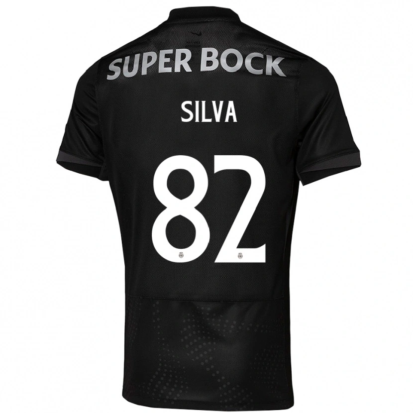 Danxen Herren Gabriel Silva #82 Schwarz Weiß Auswärtstrikot Trikot 2025/26 T-Shirt Österreich