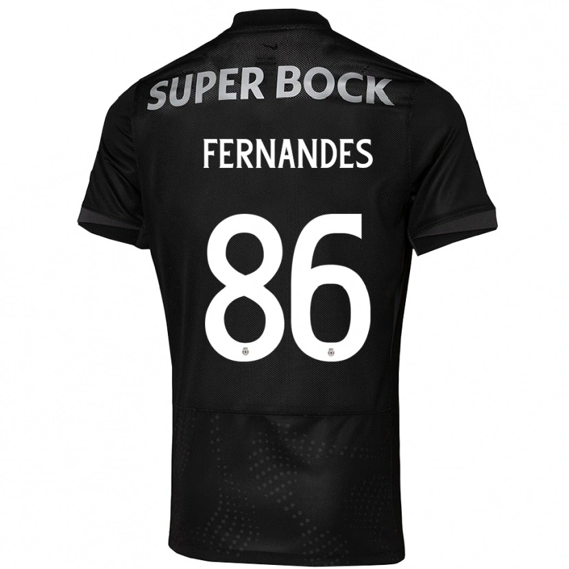 Danxen Herren Emanuel Fernandes #86 Schwarz Weiß Auswärtstrikot Trikot 2025/26 T-Shirt Österreich