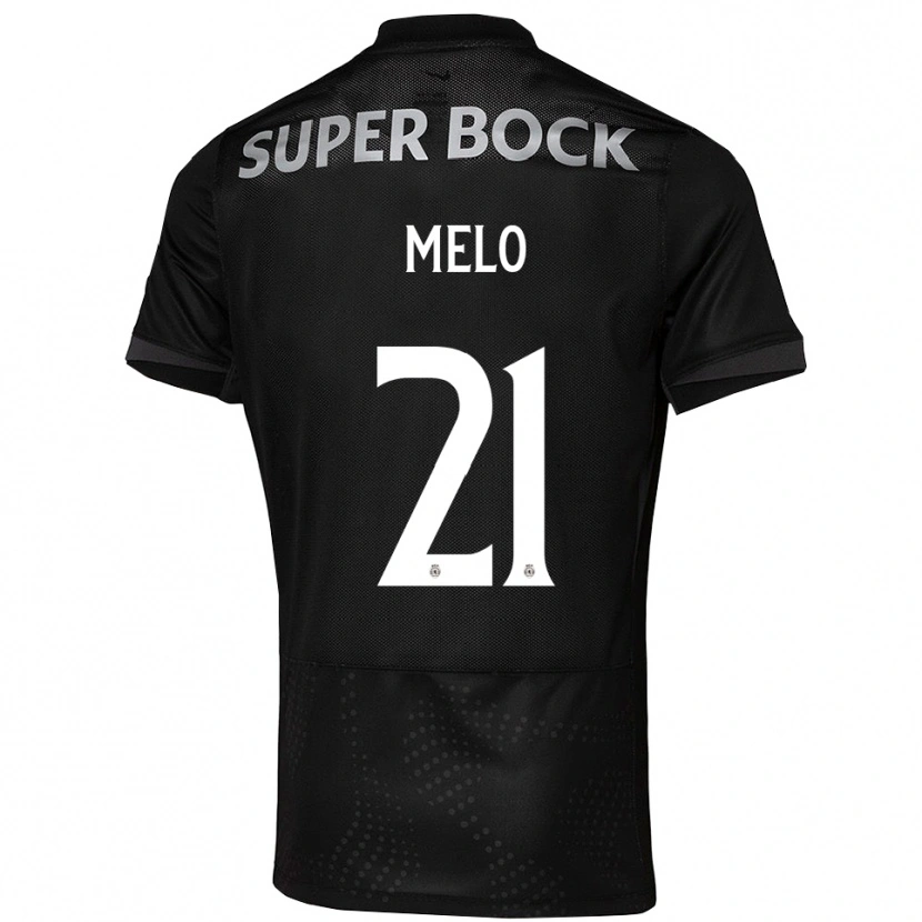 Danxen Herren Gabriel Melo #21 Schwarz Weiß Auswärtstrikot Trikot 2025/26 T-Shirt Österreich