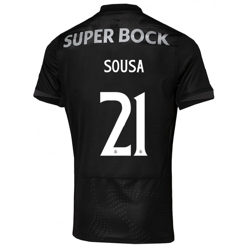 Danxen Herren Margarida Sousa #21 Schwarz Weiß Auswärtstrikot Trikot 2025/26 T-Shirt Österreich