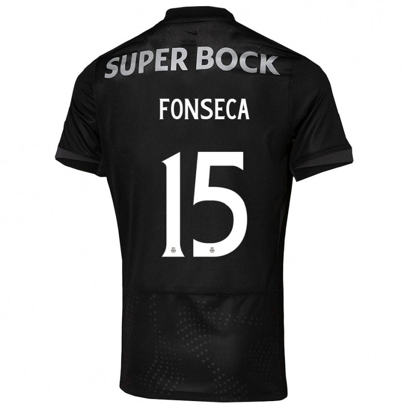 Danxen Herren Beatriz Fonseca #15 Schwarz Weiß Auswärtstrikot Trikot 2025/26 T-Shirt Österreich