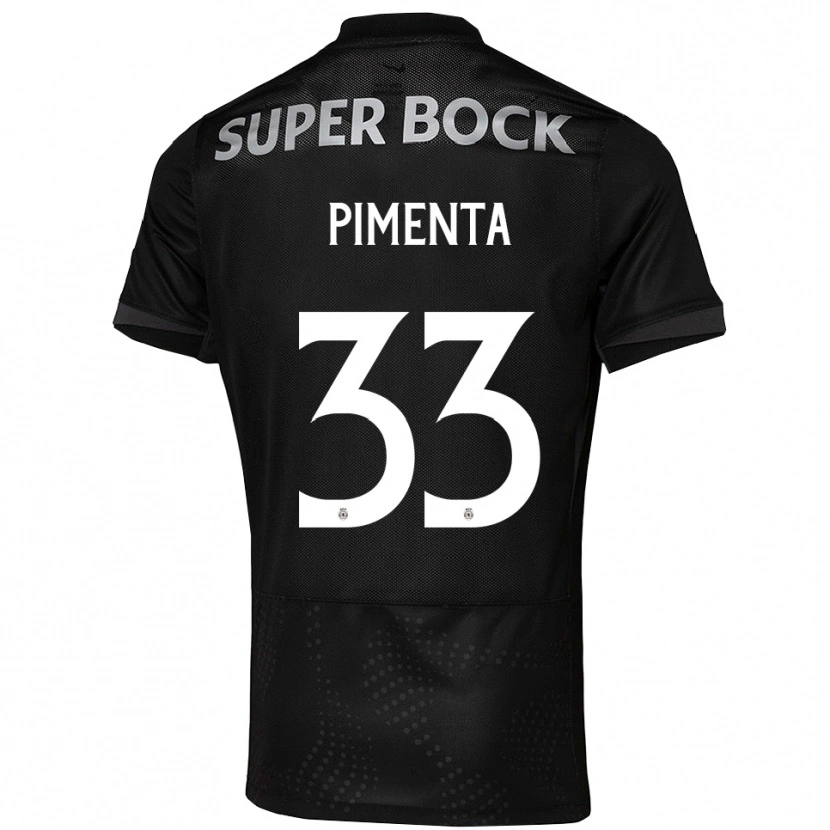 Danxen Herren Carolina Pimenta #33 Schwarz Weiß Auswärtstrikot Trikot 2025/26 T-Shirt Österreich