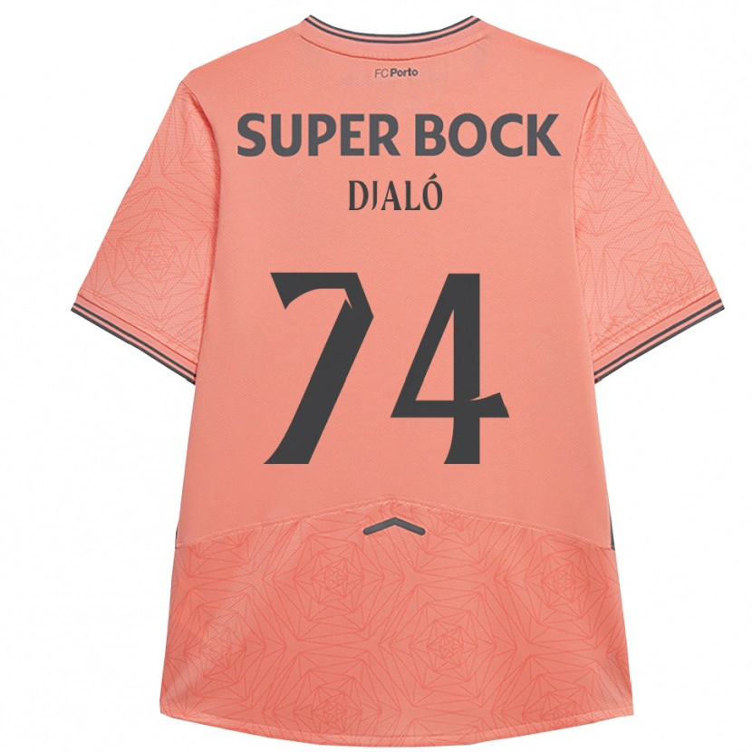 Danxen Herren Ussumane Djaló #74 Rosa Marineblau Auswärtstrikot Trikot 2025/26 T-Shirt Österreich