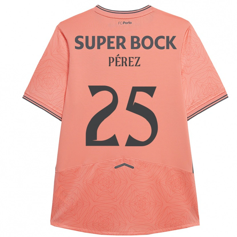 Danxen Herren Tomás Pérez #25 Rosa Marineblau Auswärtstrikot Trikot 2025/26 T-Shirt Österreich