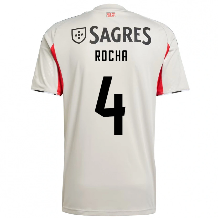 Danxen Herren Diogo Rocha #4 Creme Weiß Rot Auswärtstrikot Trikot 2025/26 T-Shirt Österreich