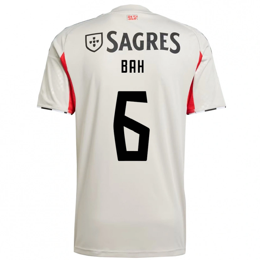 Danxen Herren Alexander Bah #6 Creme Weiß Rot Auswärtstrikot Trikot 2025/26 T-Shirt Österreich
