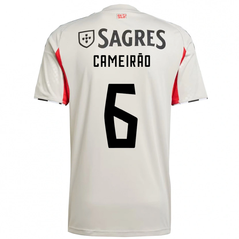 Danxen Herren Beatriz Cameirão #6 Creme Weiß Rot Auswärtstrikot Trikot 2025/26 T-Shirt Österreich