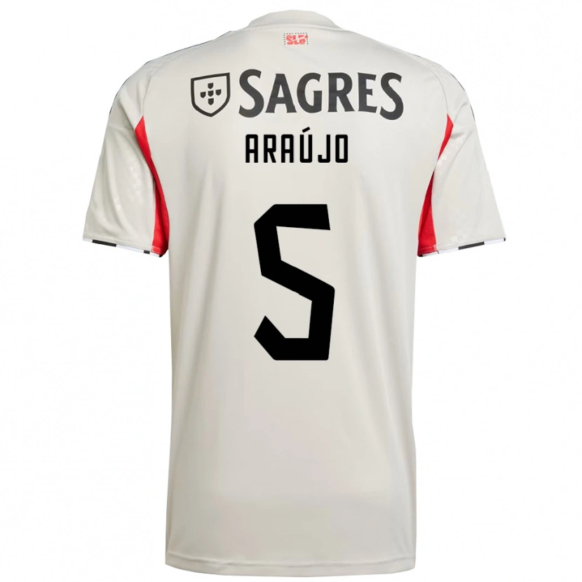 Danxen Herren Ismail Araújo #5 Creme Weiß Rot Auswärtstrikot Trikot 2025/26 T-Shirt Österreich