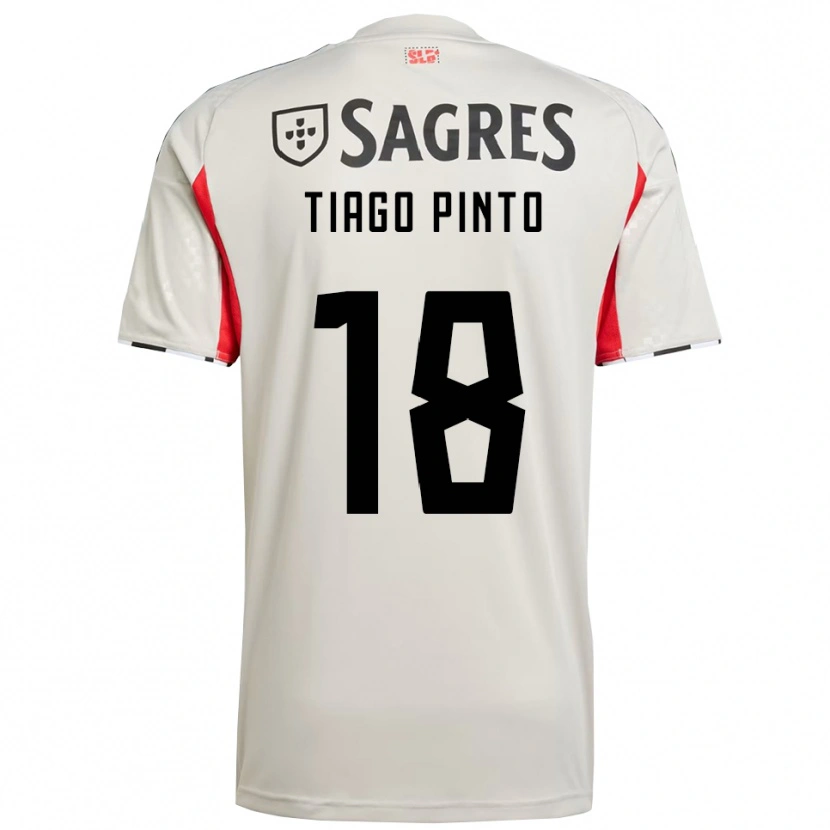 Danxen Herren Tiago Pinto #18 Creme Weiß Rot Auswärtstrikot Trikot 2025/26 T-Shirt Österreich