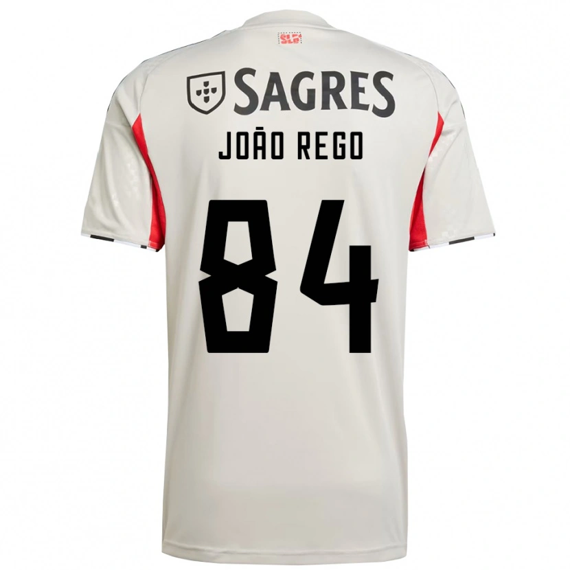 Danxen Herren João Rego #84 Creme Weiß Rot Auswärtstrikot Trikot 2025/26 T-Shirt Österreich