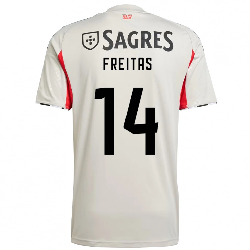 Danxen Herren Tiago Freitas #14 Creme Weiß Rot Auswärtstrikot Trikot 2025/26 T-Shirt Österreich