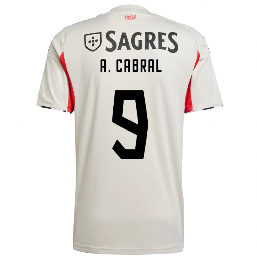 Danxen Herren Arthur Cabral #9 Creme Weiß Rot Auswärtstrikot Trikot 2025/26 T-Shirt Österreich
