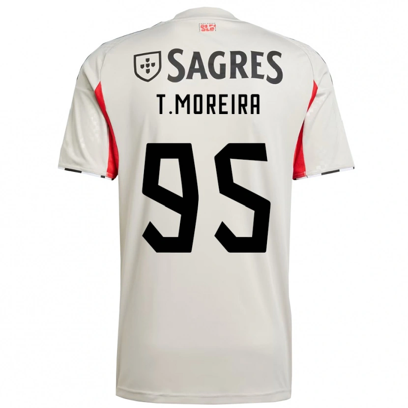 Danxen Herren Tomás Moreira #95 Creme Weiß Rot Auswärtstrikot Trikot 2025/26 T-Shirt Österreich