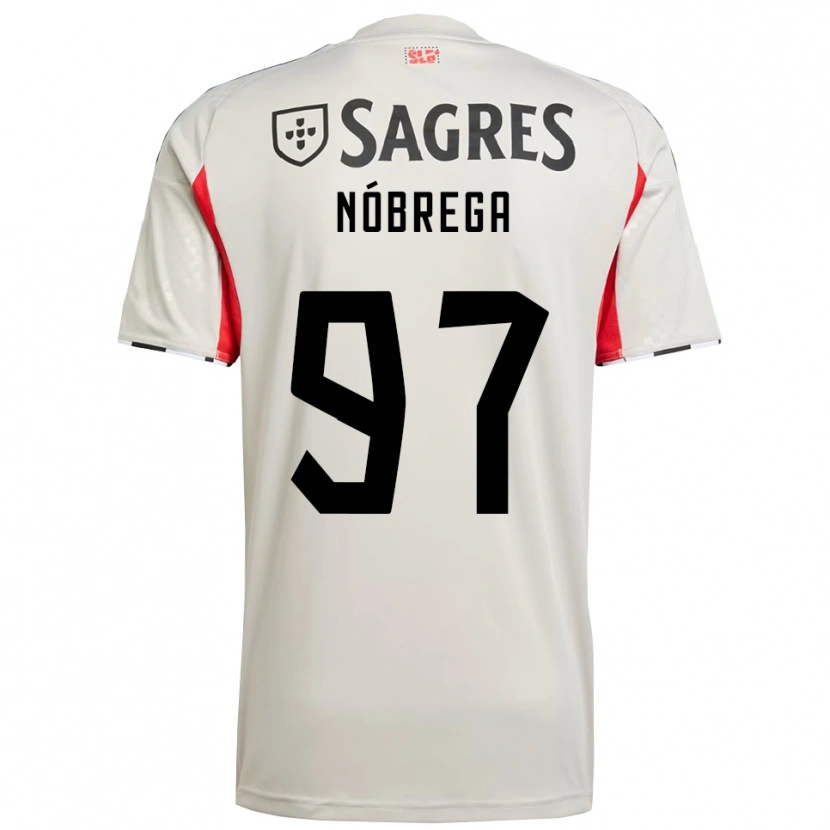 Danxen Herren Ricardo Nóbrega #97 Creme Weiß Rot Auswärtstrikot Trikot 2025/26 T-Shirt Österreich