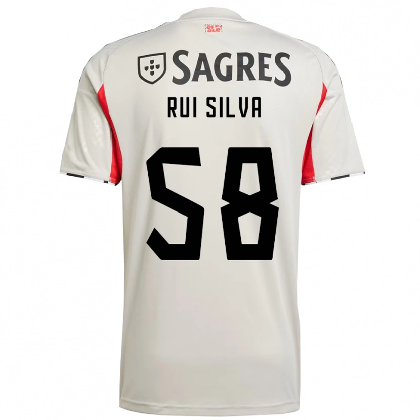 Danxen Herren Rui Silva #58 Creme Weiß Rot Auswärtstrikot Trikot 2025/26 T-Shirt Österreich