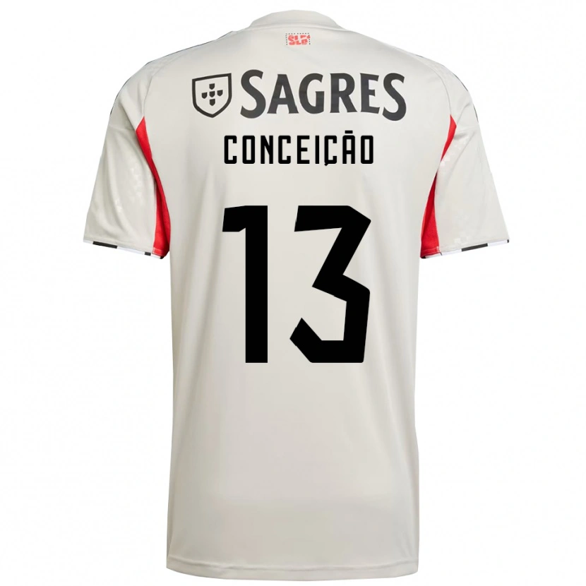 Danxen Herren João Conceição #13 Creme Weiß Rot Auswärtstrikot Trikot 2025/26 T-Shirt Österreich