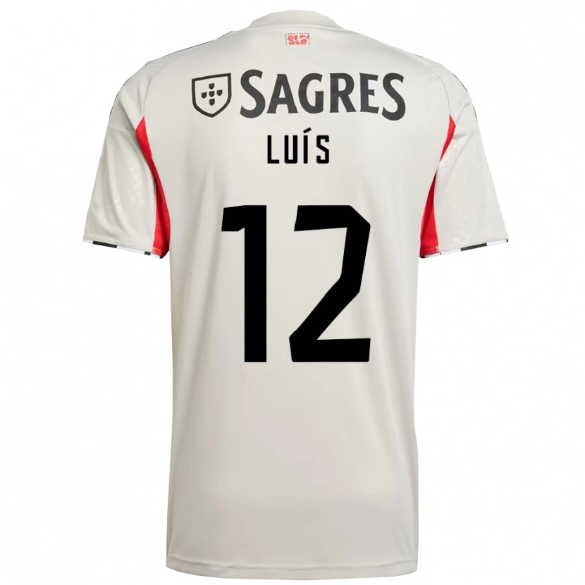 Danxen Herren António Luís #12 Creme Weiß Rot Auswärtstrikot Trikot 2025/26 T-Shirt Österreich