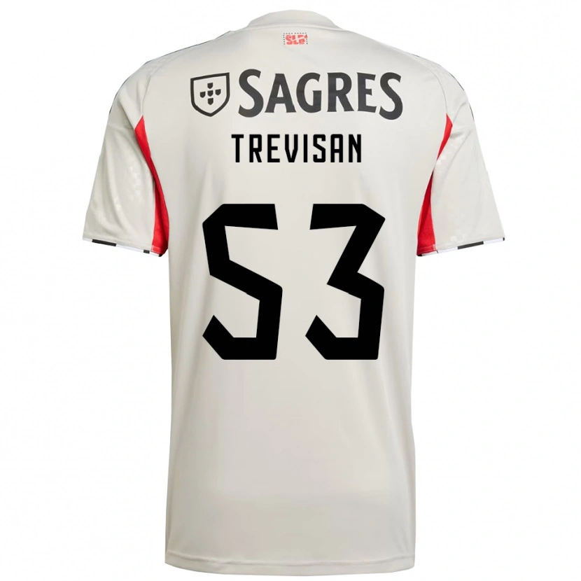 Danxen Herren Jelani Trevisan #53 Creme Weiß Rot Auswärtstrikot Trikot 2025/26 T-Shirt Österreich