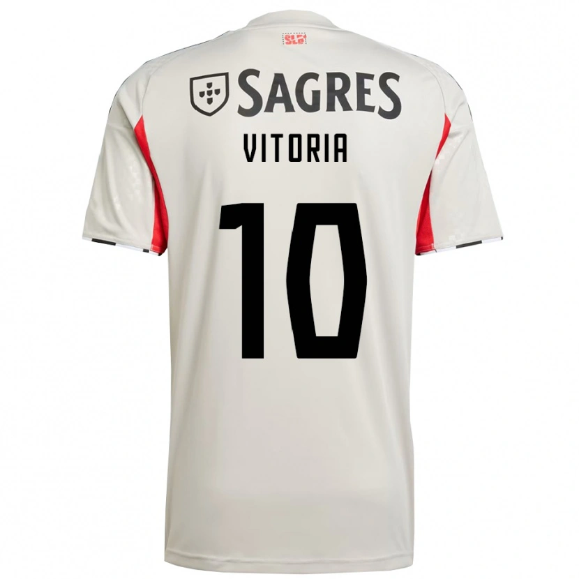Danxen Herren Ana Vitoria #10 Creme Weiß Rot Auswärtstrikot Trikot 2025/26 T-Shirt Österreich