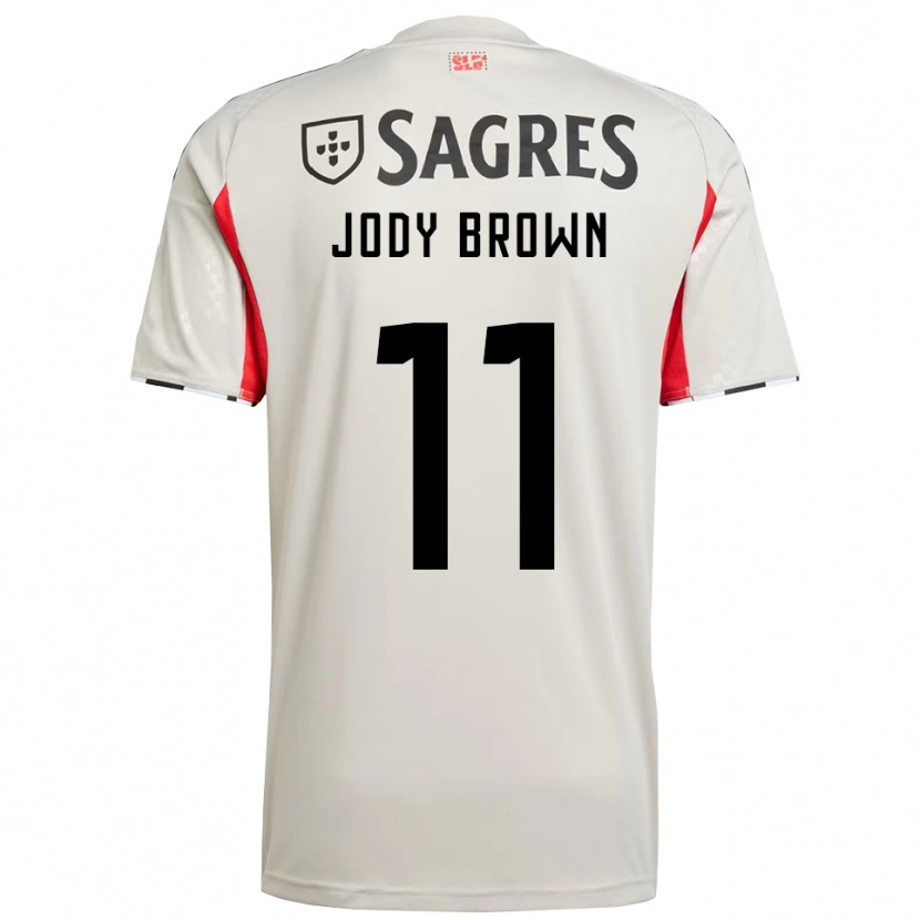 Danxen Herren Jody Brown #11 Creme Weiß Rot Auswärtstrikot Trikot 2025/26 T-Shirt Österreich