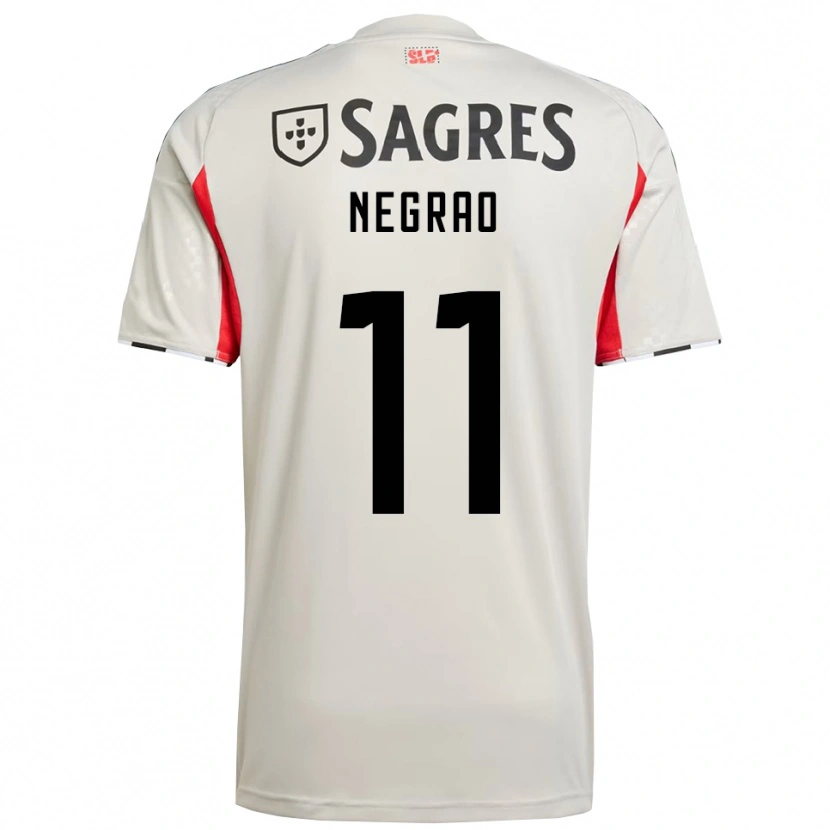 Danxen Herren Maria Negrao #11 Creme Weiß Rot Auswärtstrikot Trikot 2025/26 T-Shirt Österreich