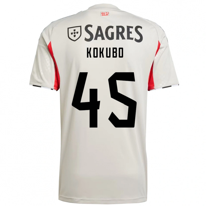 Danxen Herren Leo Kokubo #45 Creme Weiß Rot Auswärtstrikot Trikot 2025/26 T-Shirt Österreich