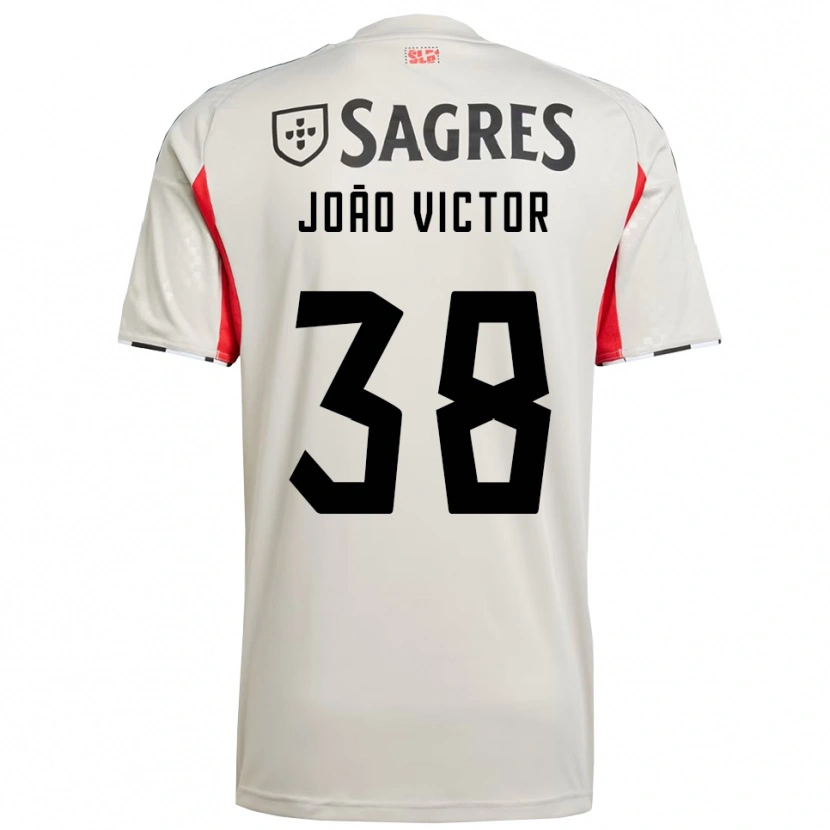 Danxen Herren Joao Victor #38 Creme Weiß Rot Auswärtstrikot Trikot 2025/26 T-Shirt Österreich