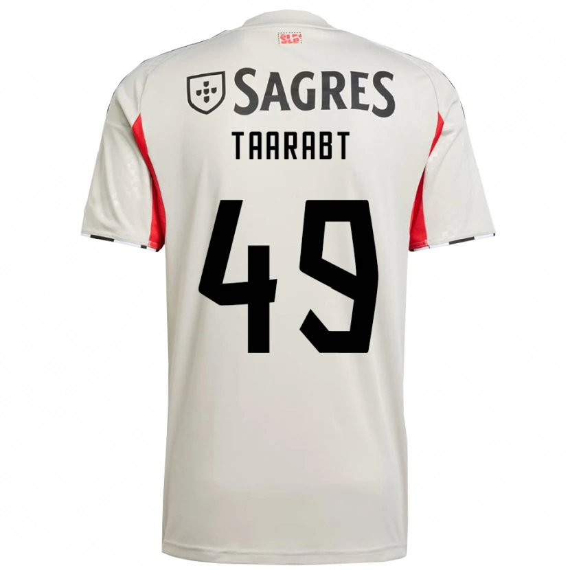 Danxen Herren Adel Taarabt #49 Creme Weiß Rot Auswärtstrikot Trikot 2025/26 T-Shirt Österreich