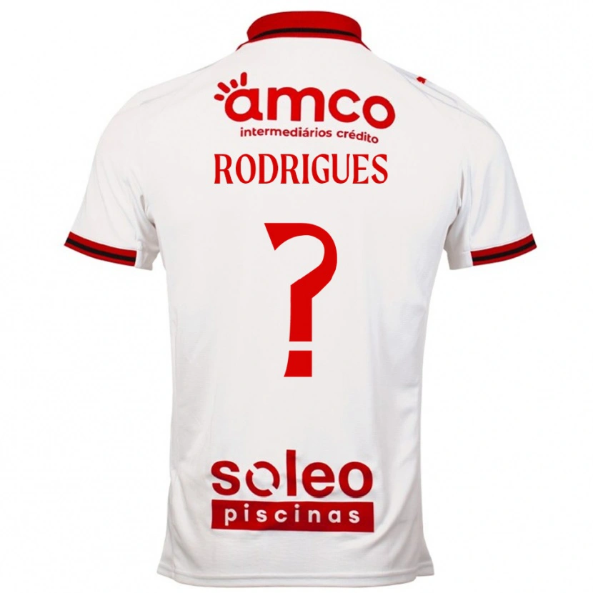 Danxen Herren David Rodrigues #0 Weiß Rot Auswärtstrikot Trikot 2025/26 T-Shirt Österreich