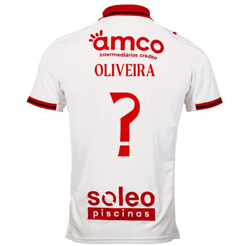Danxen Herren Leandro Oliveira #0 Weiß Rot Auswärtstrikot Trikot 2025/26 T-Shirt Österreich
