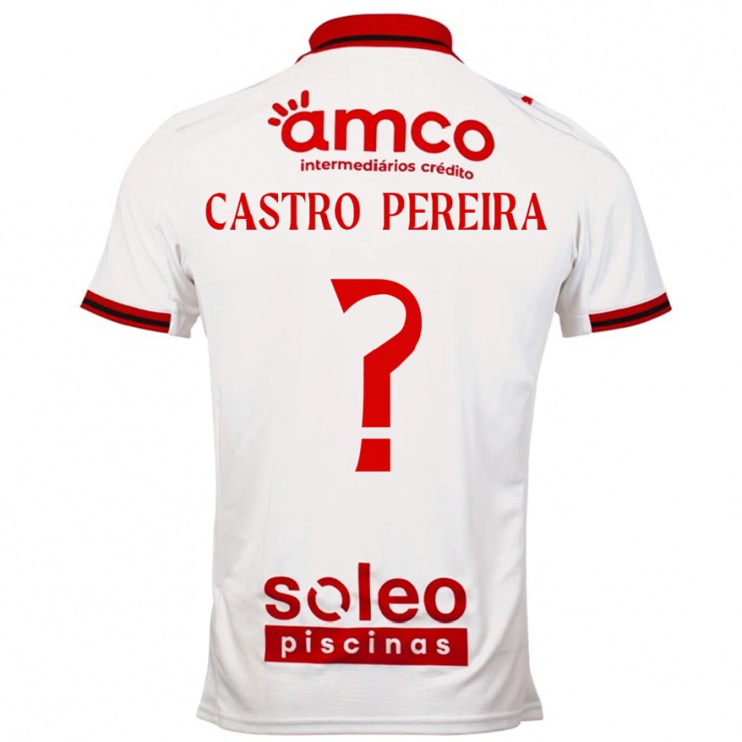 Danxen Herren Rodrigo Castro Pereira #0 Weiß Rot Auswärtstrikot Trikot 2025/26 T-Shirt Österreich
