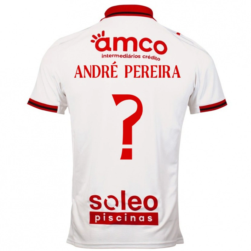 Danxen Herren João André Pereira #0 Weiß Rot Auswärtstrikot Trikot 2025/26 T-Shirt Österreich