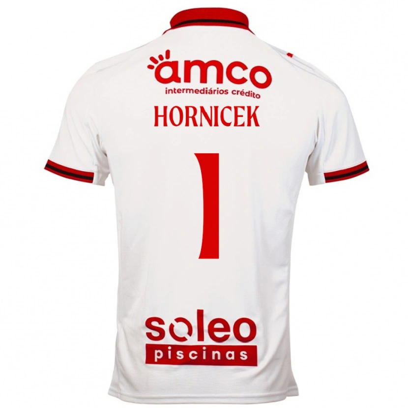 Danxen Herren Lukas Hornicek #1 Weiß Rot Auswärtstrikot Trikot 2025/26 T-Shirt Österreich